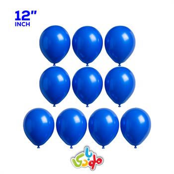 بادکنک لاتکس 12 اینچ آبی پررنگ 10 عددی